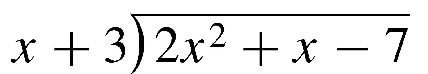 long division box