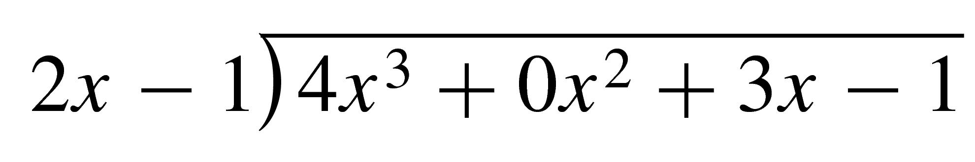 long division box